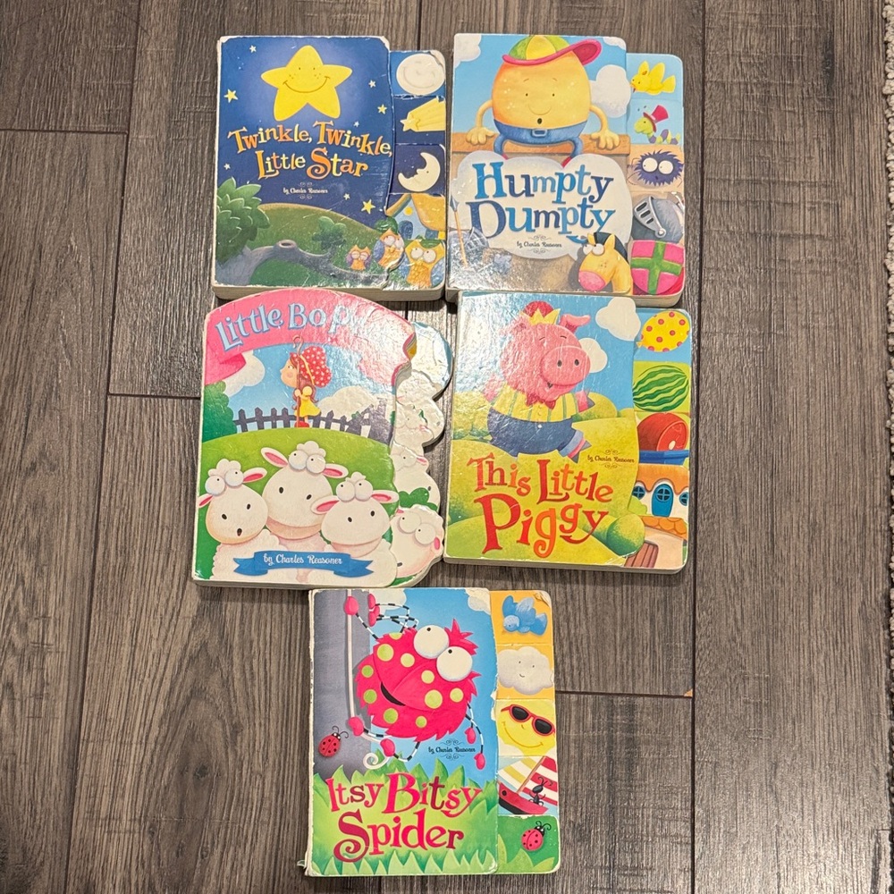 Colorful Children's Board Book Set of 5